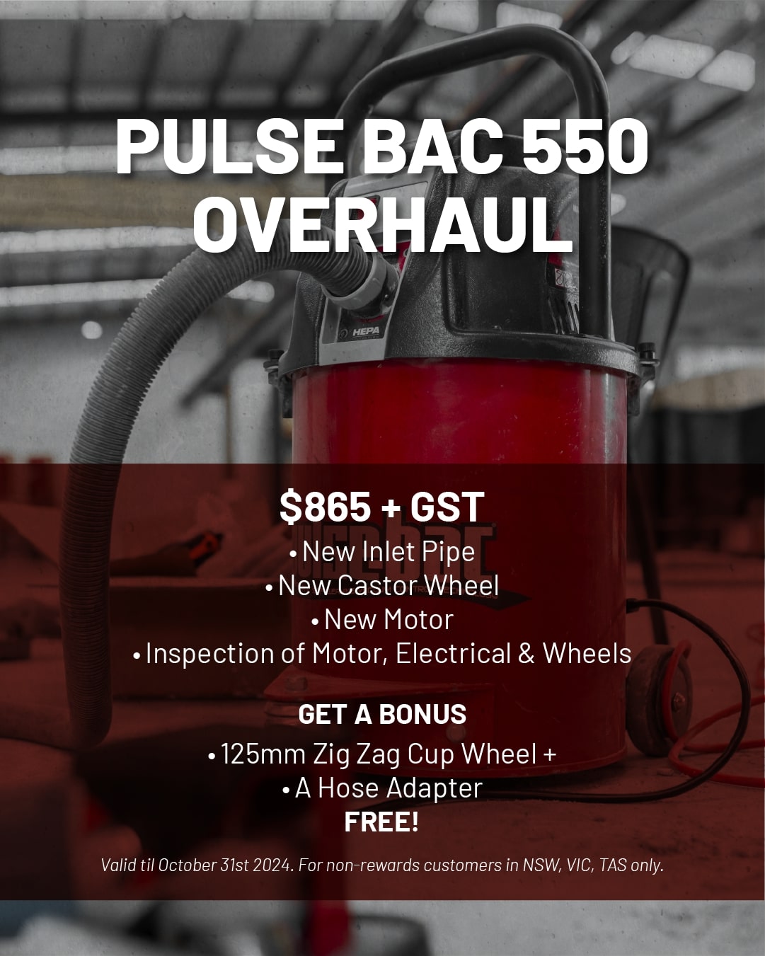 Pulse Bac 550 Overhaul Deal